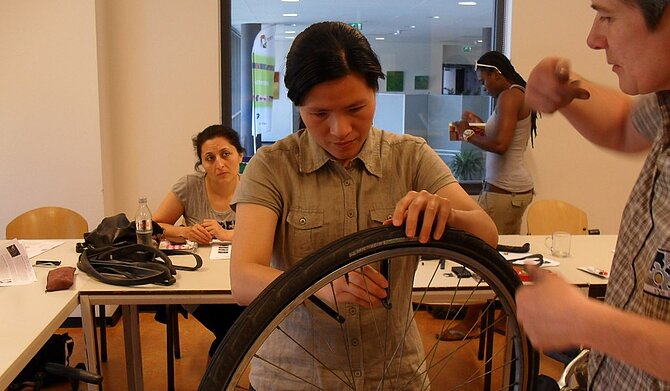 Fiks je fiets bij Feniks