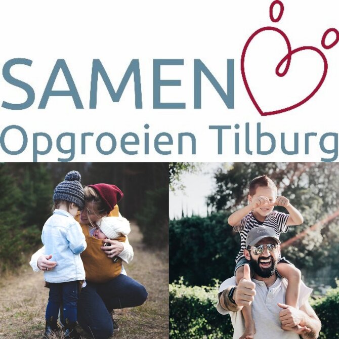 Logo van Samen opgroeien in Tilburg