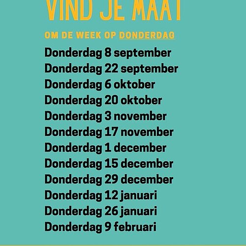 Flyer van Vind je Maat