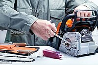 Foto van apparaat dat gerepareerd wordt