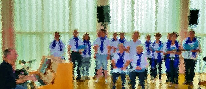 Groepsfoto van Koor Zingen voor je Leven Tilburg