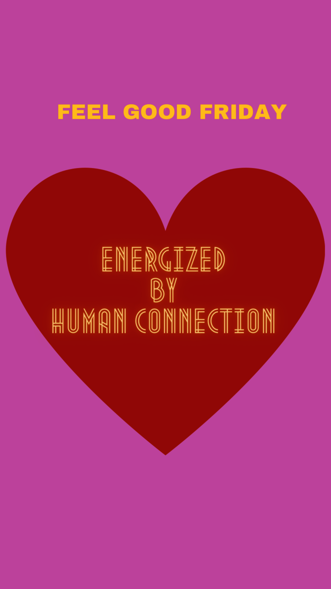 Illustratie van hart met tekst energized bij human connection
