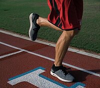 Foto van een hardloper (Unsplash Freestock)