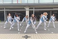 Foto van een dansgroep van dansschool Forza Danza