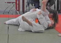 Foto van twee judoka's